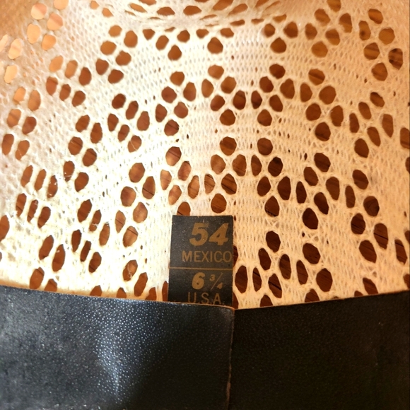VAQUERO PRODUCT TEPEYAC VINTAGE STRAW HAT-SIZE 54 MEXICO 6 3/4 USA - Picture 7 of 7